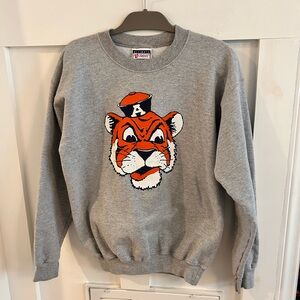 VTG Hanes pro print Gray Auburn University Tigers sweatshirt Small